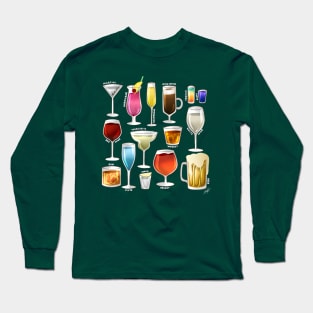 Types of Drink Long Sleeve T-Shirt